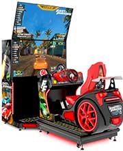 Raw Thrills Fast & Furious Arcade Motion Racing Game